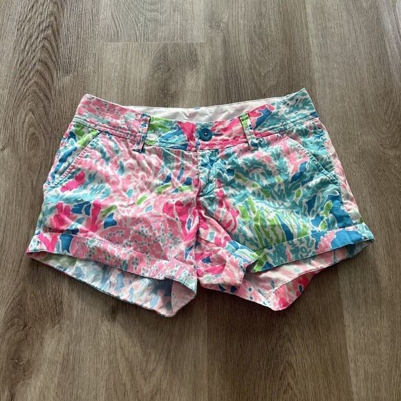 LILLY PULITZER LET’S CHA CHA PRINT CALLAHAN SIZE 0 Coral - Picture 1 of 10